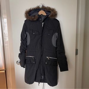 TNA Parka Black Size Small